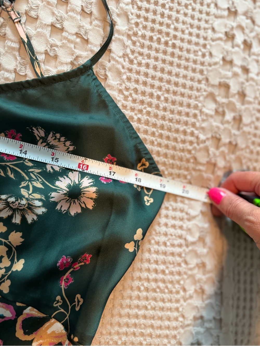 Free people intimately your better side slip dress green large - Picture 7 of 7
